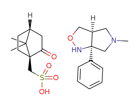 5-methyl-6a-phenylhexahydro-1H-pyrrolo[3,4-c][1,2]oxazol-5-ium (7,7-dimethyl-2-oxobicyclo[2.2.1]hept-1-yl)methane sulfonate