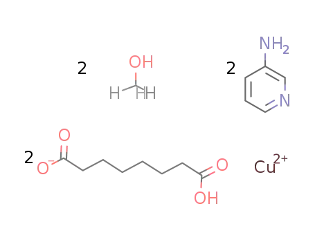 [Cu(suberateH)2(3-aminopyridine)2*2MeOH]n
