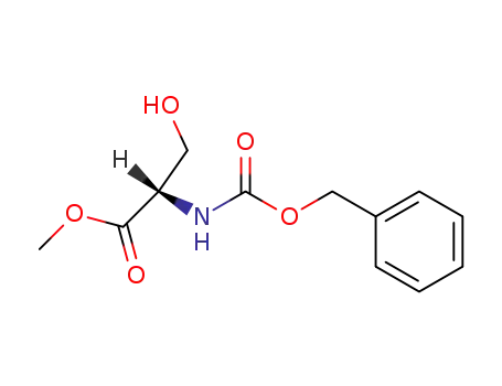 Molecular Structure of 1676-81-9 (N-Cbz-L-serine methyl ester)