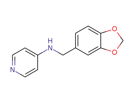 N-(benzo[d][1,3]dioxol-5-ylmethyl)pyridin-4-amine