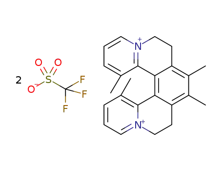 (rac)-1,8,9,16-tetramethyl-6,7,10,11-tetrahydrodipyrido[2,1-a:1',2'-k][2,9]phenanthroline-5,12-diium trifluoromethanesulfonate