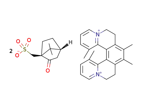 (rac)-1,8,9,16-tetramethyl-6,7,10,11-tetrahydrodipyrido[2,1-a:1',2'-k][2,9]phenanthroline-5,12-diium ((1S,3S,4S)-3-bromo-7,7-dimethyl-2-oxobicyclo[2.2.1]heptan-1-yl)methanesulfonate