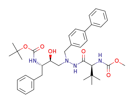 methyl (S)-1-(2-(biphenyl-4-ylmethyl)-2-((2S,3S)-3-(tert-butoxycarbonylamino)-2-hydroxy-4-phenylbutyl)hydrazinyl)-3,3-dioxobutan-2-ylcarbamate