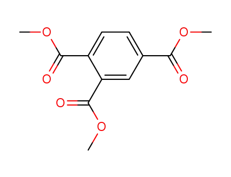 Molecular Structure of 2459-10-1 (TRIMETHYL 1,2,4-BENZENETRICARBOXYLATE)