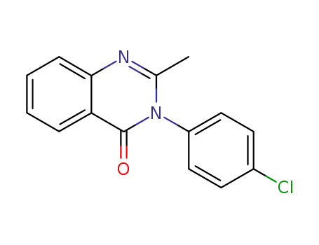 Molecular Structure of 1788-93-8 (3-(p-chlorophenyl)-2-methyl-4(3h)-quinazolinon)