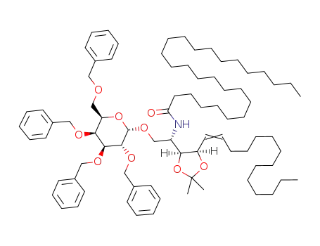 (2S,3S,4R)-2-hexacosanoylamino-3,4-O-isopropylidene-1-O-(2,3,4,6-tetra-O-benzyl-α-d-galactopyranosyl)-octadec-5-en-1,3,4-triol