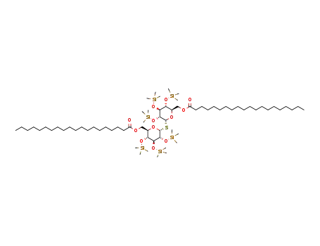 6,6′-di-O-eicosanoyl-2,3,4,2′,3′,4′-hexa-O-trimethylsilyl-1-thio-α,α-D-trehalose
