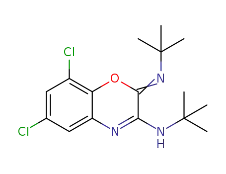 N-(tert-butyl)-2-(tert-butylimino)-6,8-dichloro-2H-benzo[b][1,4]oxazin-3-amine