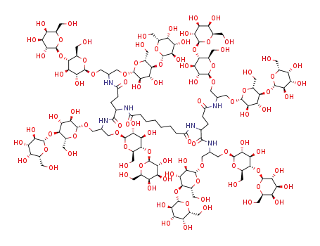 N-{2-N-{2-[1,3-di-(O-β-D-galactopyranosyl-(1→4)-β-D-glucopyranosyloxy)]propanyl}pentane-1,5-diamidyl}octane-1,8-diamide