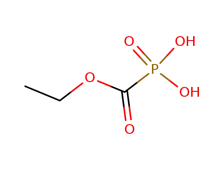 Molecular Structure of 55920-71-3 (Phosphinecarboxylic acid, dihydroxy-, ethyl ester, oxide)