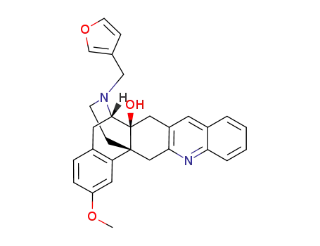 6,7-didehydro-17-(furan-3-ylmethyl)-3-methoxyquinolino[2',3':6,7]morphinan-14β-ol
