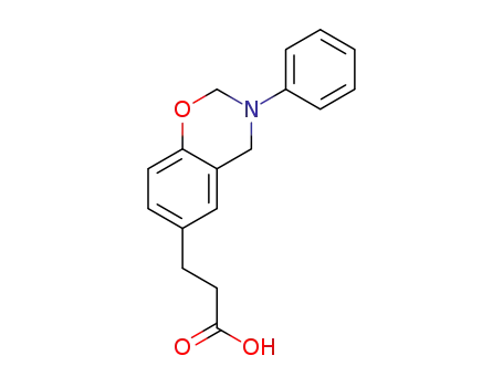 3-(3-phenyl-3,4-dihydro-2H-1,3-benzoxazin-6-yl)propanoic acid