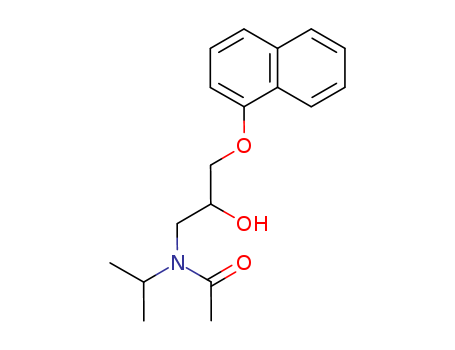 N-(2-hydroxy-3-(naphthalen-1-yloxy)propyl)-N-isopropylacetamide
