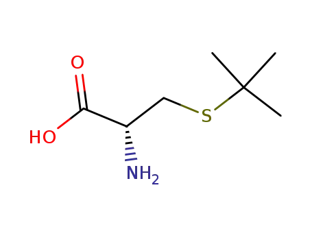Molecular Structure of 2481-10-9 (D-S-tert-Butylcysteine)