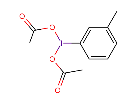 Molecular Structure of 19169-97-2 (bis(acetyloxy)(3-methylphenyl)-lambda~3~-iodane)