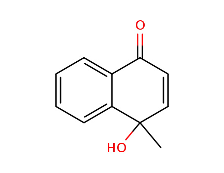 Molecular Structure of 42860-82-2 (1(4H)-Naphthalenone, 4-hydroxy-4-methyl-)