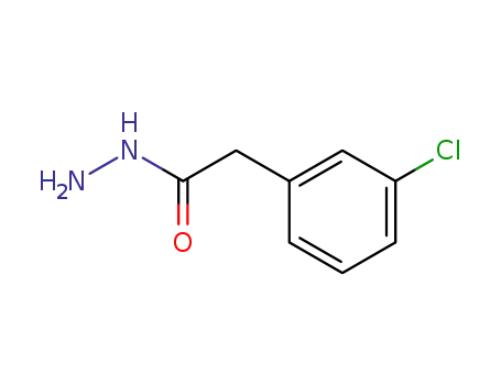 Molecular Structure of 66464-86-6 (3-CHLOROPHENYLACETYLHYDRAZIDE)