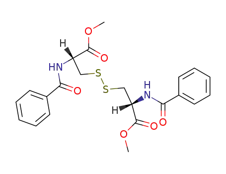 dimethyl 3,3'-disulfanediyl(2R,2'R)-bis(2-benzamidopropanoate)