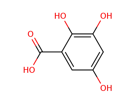 Molecular Structure of 33580-60-8 (2,3,5-trihydroxybenzoic acid)