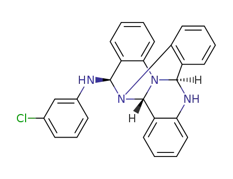 N-(3-chlorophenyl)-6,7,11b,13-tetrahydro-6,12-[1,2]-benzenoquinazolino[3,4-a]-quinazolin-13-amine