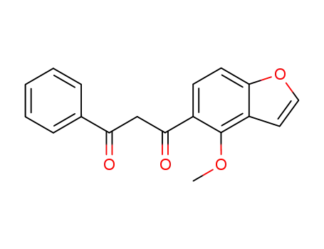 1,3-Propanedione, 1-(4-methoxy-5-benzofuranyl)-3-phenyl-