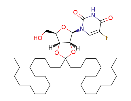 5-fluoro-1-((3aR,4R,6R,6aR)-6-(hydroxymethyl)-2,2-dipentadecanyl-tetrahydrofuro[3,4-d][1,3]dioxol-4-yl)pyrimidine-2,4(1H,3H)dione