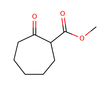 Molecular Structure of 52784-32-4 (METHYL 2-OXO-1-CYCLOHEPTANECARBOXYLATE)
