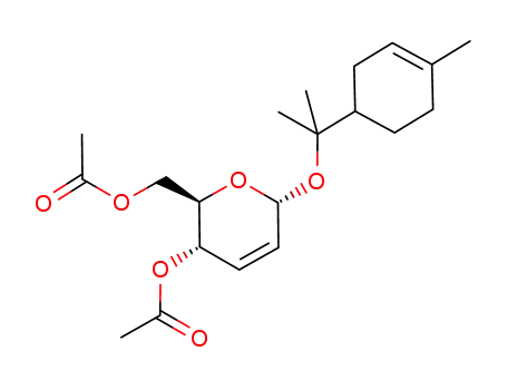 α-terpinyl 4,6-di-O-acetyl-2,3-dideoxy-α-D-erythro-hex-2-enopyranoside