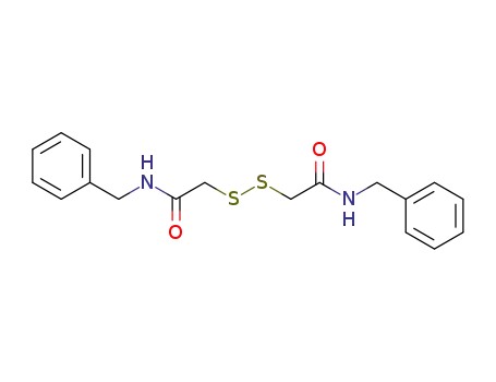 Molecular Structure of 1047-94-5 (Acetamide, 2,2'-dithiobis[N-(phenylmethyl)-)