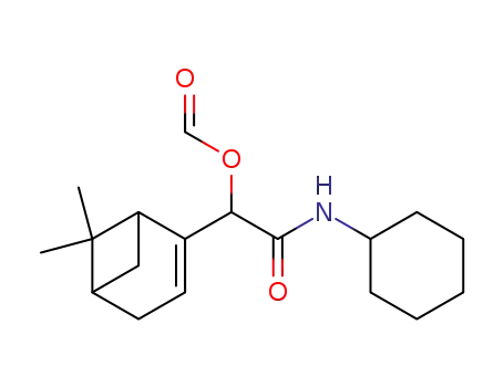 2-(cyclohexylamino)-1-(6,6-dimethylbicyclo[3.1.1]hept-2-en-2-yl)-2-oxoethyl formate
