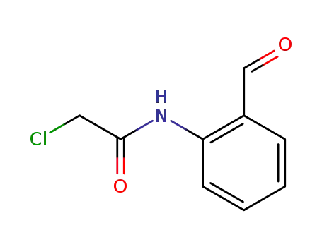 Molecular Structure of 6141-22-6 (Acetamide, 2-chloro-N-(2-formylphenyl)-)