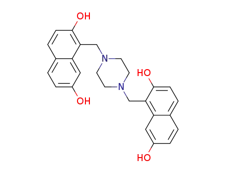 1,1′-[piperazine-1,4-diylbis(methylene)]bis(naphthalene-2,7-diol)