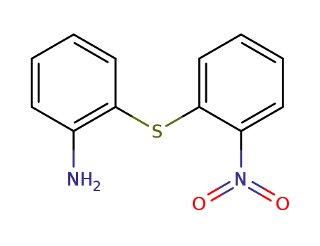 Molecular Structure of 19284-81-2 (2-AMINO-2'-NITRO DIPHENYL SULFIDE)