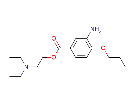 Benzoic acid,3-amino-4-propoxy-, 2-(diethylamino)ethyl ester