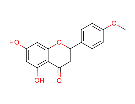 Molecular Structure of 480-44-4 (Acacetin)
