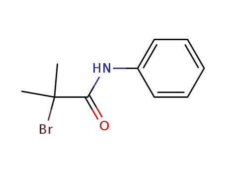 Molecular Structure of 2322-45-4 (2-bromo-2-methyl-N-phenylpropanamide)