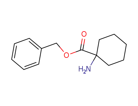 Molecular Structure of 102373-23-9 (Cyclohexanecarboxylic acid, 1-amino-, phenylmethyl ester)