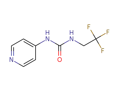1-(pyridin-4-yl)-3-(2,2,2-trifluoroethyl)urea