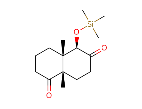 (5S,9R,10S)-5,10-dimethyl-4,8-dioxo-9-trimethylsilyloxydecalin
