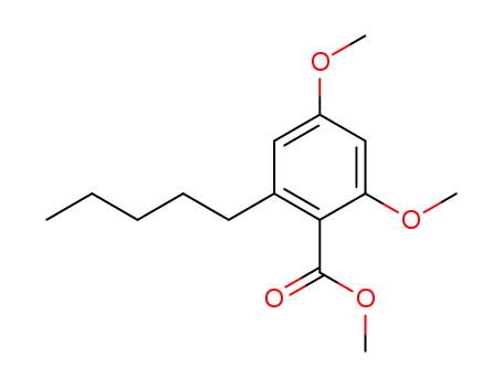 Benzoic acid, 2,4-dimethoxy-6-pentyl-, methyl ester