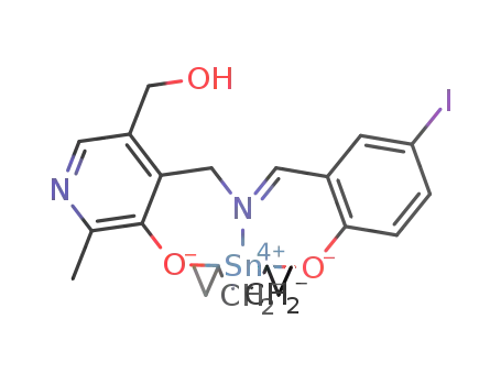 13,13-di-n-butyl-4-hydroxymethyl-9-iodo-1-methyl-5H-benzo[i]pyrido[4,3-d]-12,14,6,2-dioxazaestanocine