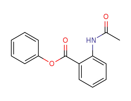 Molecular Structure of 33163-29-0 (Benzoic acid, 2-(acetylamino)-, phenyl ester)