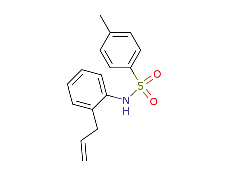 Molecular Structure of 51315-69-6 (Benzenesulfonamide, 4-methyl-N-[2-(2-propenyl)phenyl]-)