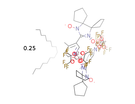 [Cu(hfac)2(2-(4-methylpyridin-3-yl)-4,5-bis(spirocyclopentane)-4,5-dihydro-1H-imidazole-3-oxide-1-oxyl)]2*n-C16H34