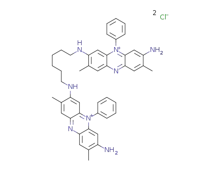 7,7‘-(hexane-1,6-diylbis(azanediyl)) bis(3-amino-2,8-dimethyl-5-phenylphenazin-5-ium)chloride