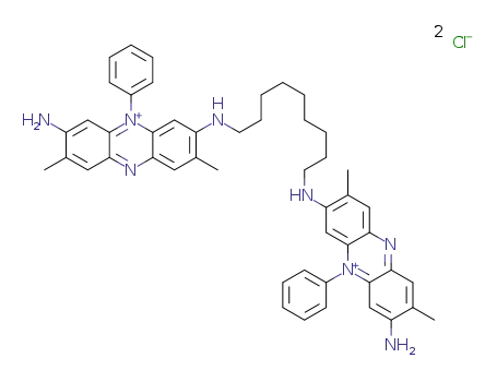 [3-amino-7-({9-[(7-amino-5-chloranuide-2,8-dimethyl-5-phenyl-5λ6,10-phenazin-5-ylium-3-yl)amino]nonyl}amino)-2,8-dimethyl-5-phenyl-5λ6,10-phenazin-5-ylium-5-e]dichloranuide