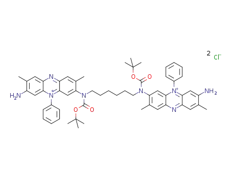 tert-butyl N-(8-amino-3,7-dimethyl-10-phenyl-phenazin-10-ium-2-yl)-N-[6-[(8-amino-3,7-dimethyl-10-phenyl-phenazin-10-ium-2-yl)-tert-butoxycarbonyl-amino]hexyl]carbamate dichloride