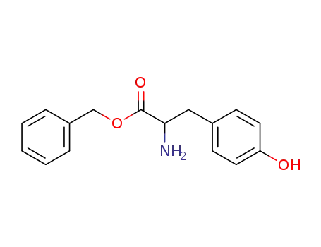 Molecular Structure of 137838-07-4 (DL-Tyrosine, phenylmethyl ester)