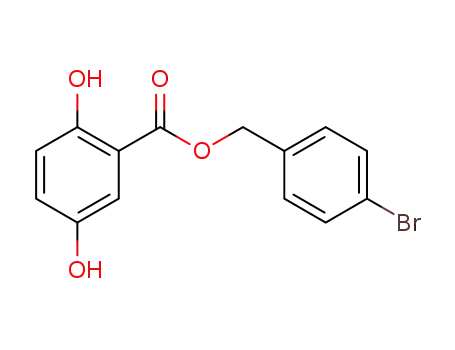 2,5-dihydroxy-benzoic acid 4-bromobenzyl ester