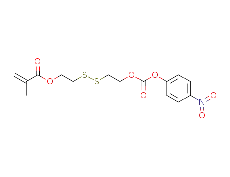 2-((2-(((4-nitrophenoxy)carbonyl)oxy)ethyl)disulfanyl)ethyl methacrylate